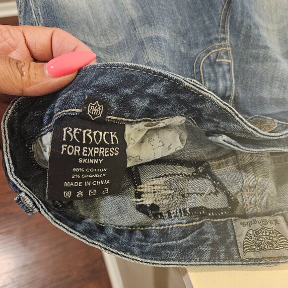 EXPRESS WOMEN'S JEANS SIZE 10 SKINNY - Picture 4 of 4